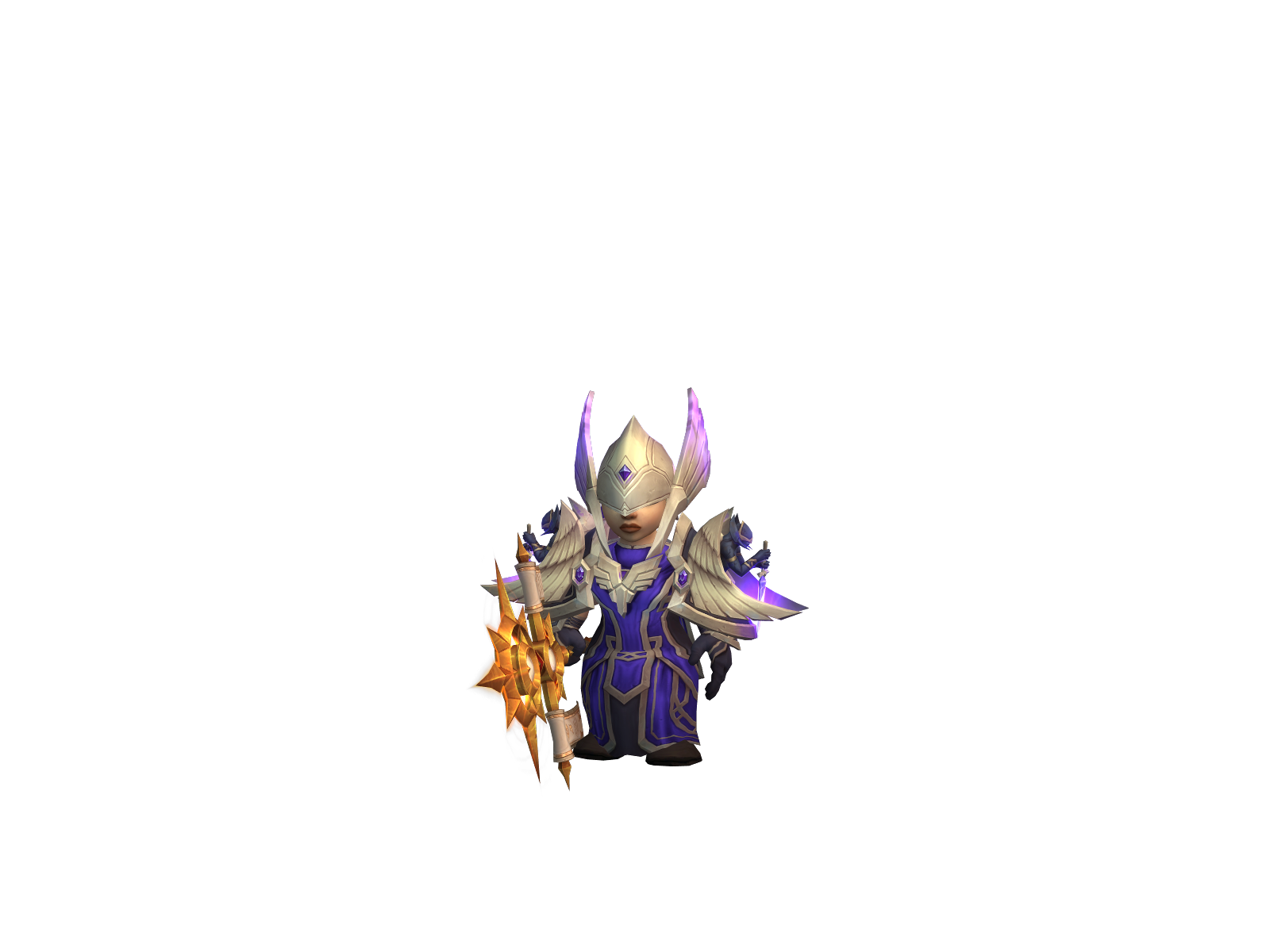 Merlini 3D character render