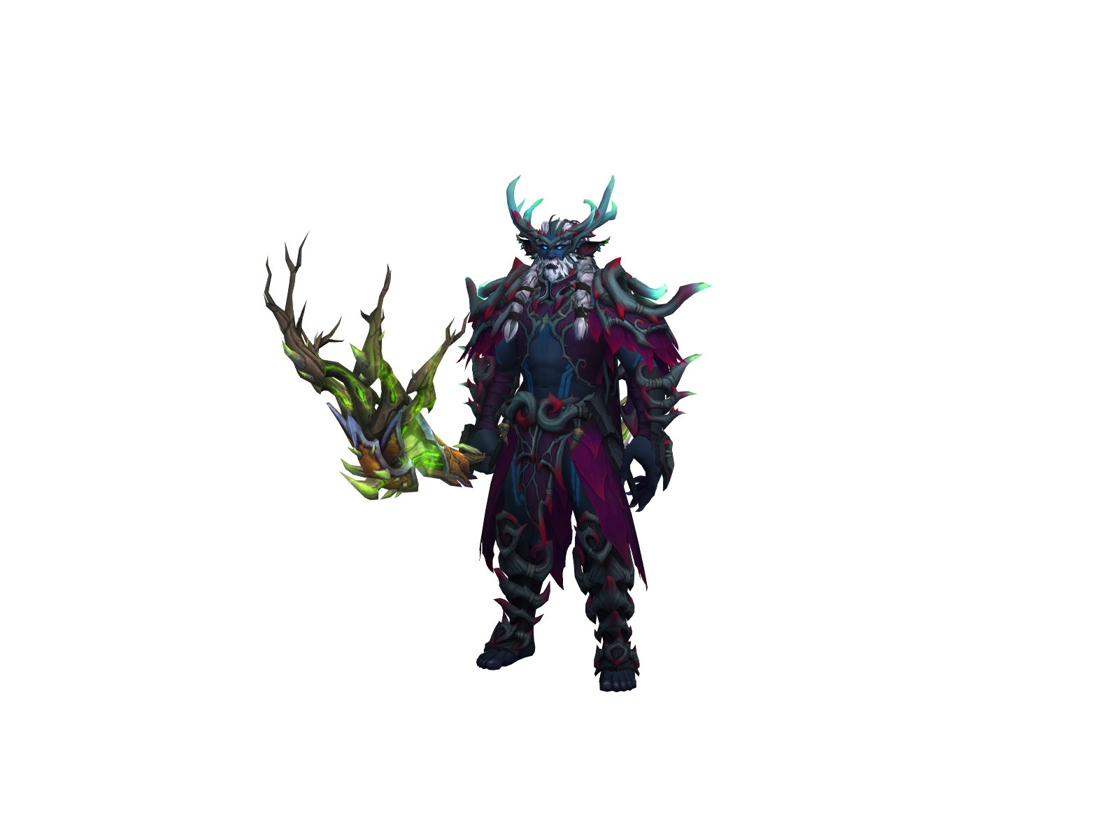 Fangxiety 3D character render