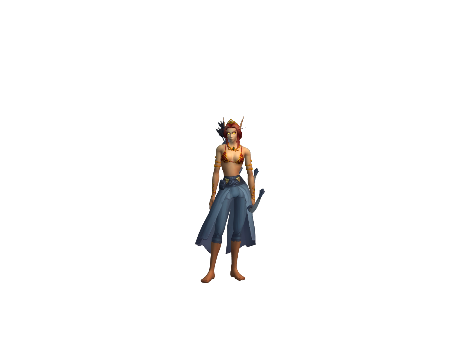 Pineapples 3D character render
