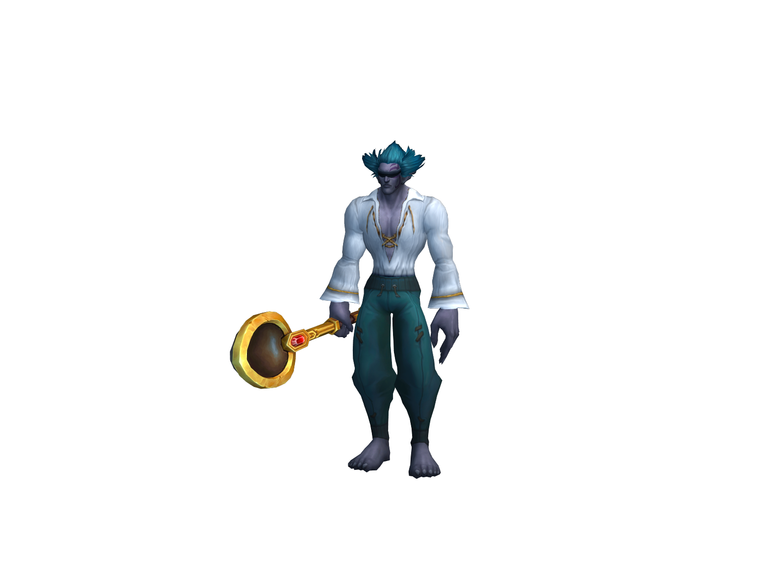 Bakedlol 3D character render