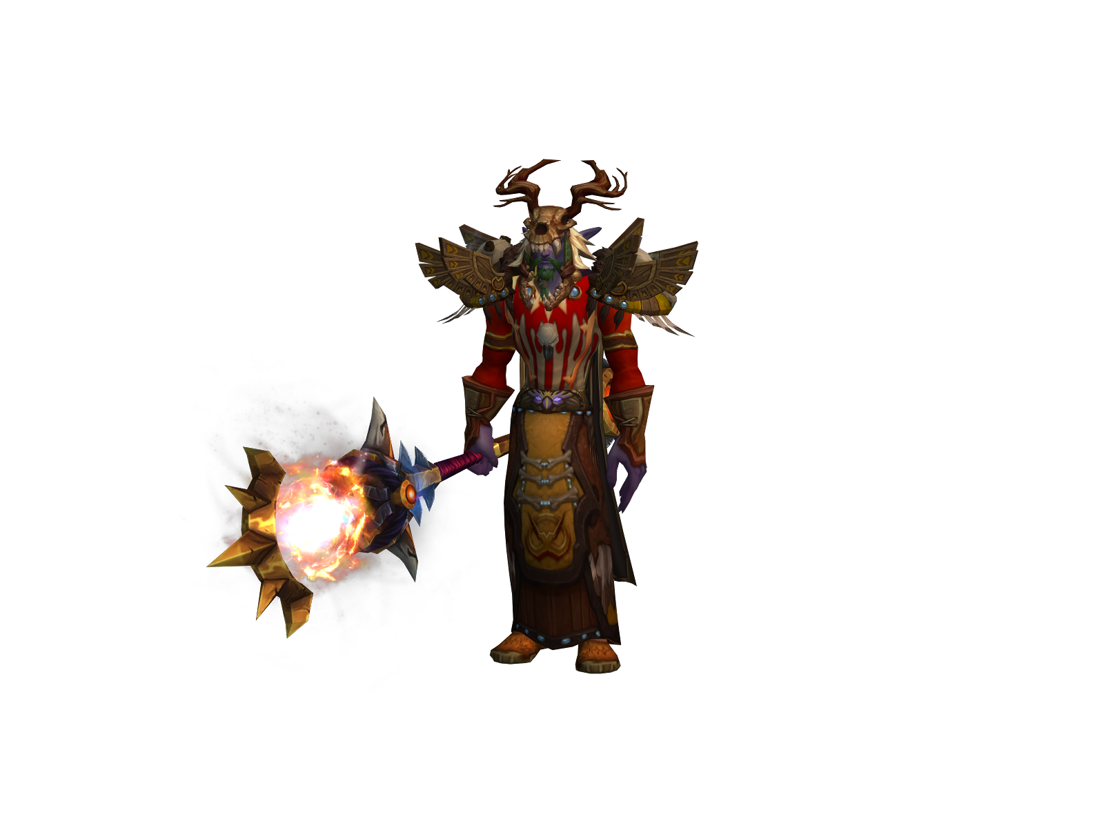 Wroot 3D character render