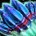Large Blue Rocket Cluster