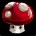 Rotgetupfter Pilz