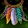 Feathered Charm Necklace