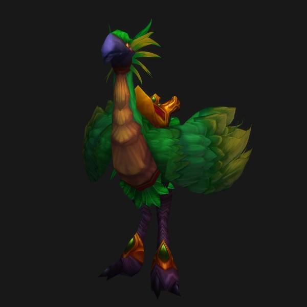 Elusive Emerald Hawkstrider mount visual