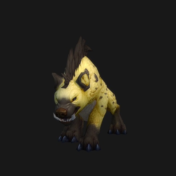 Enraged Hyena