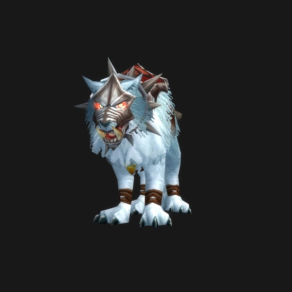 White War Wolf mount visual