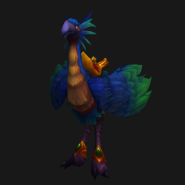 Blue Hawkstrider mount visual