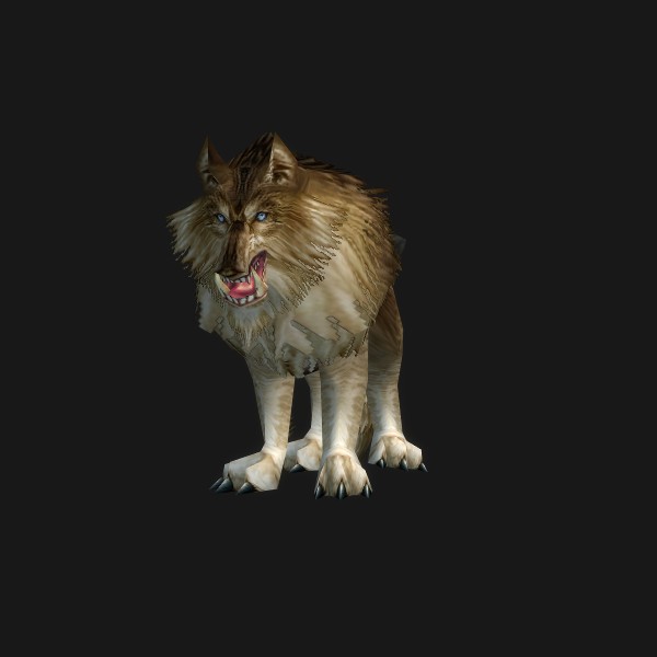 Brown Wolf mount visual