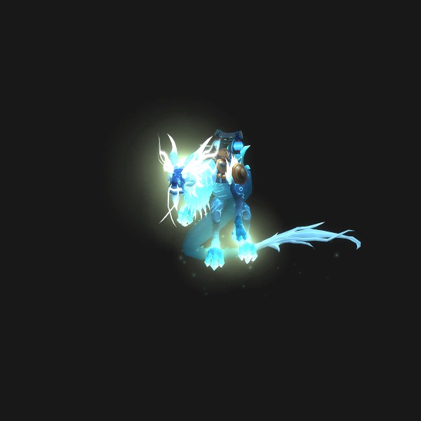Heavenly Azure Cloud Serpent mount visual