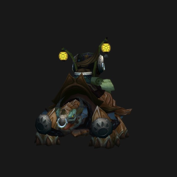 Great Blue Dragon Turtle mount visual