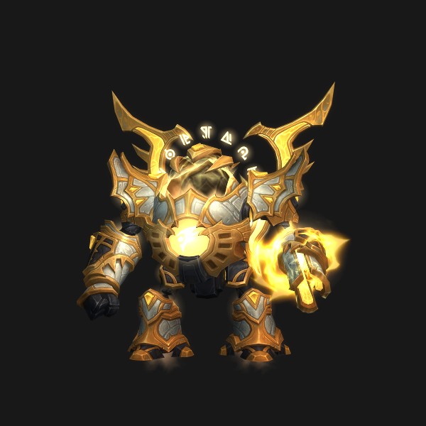 Lightforged Warframe mount visual
